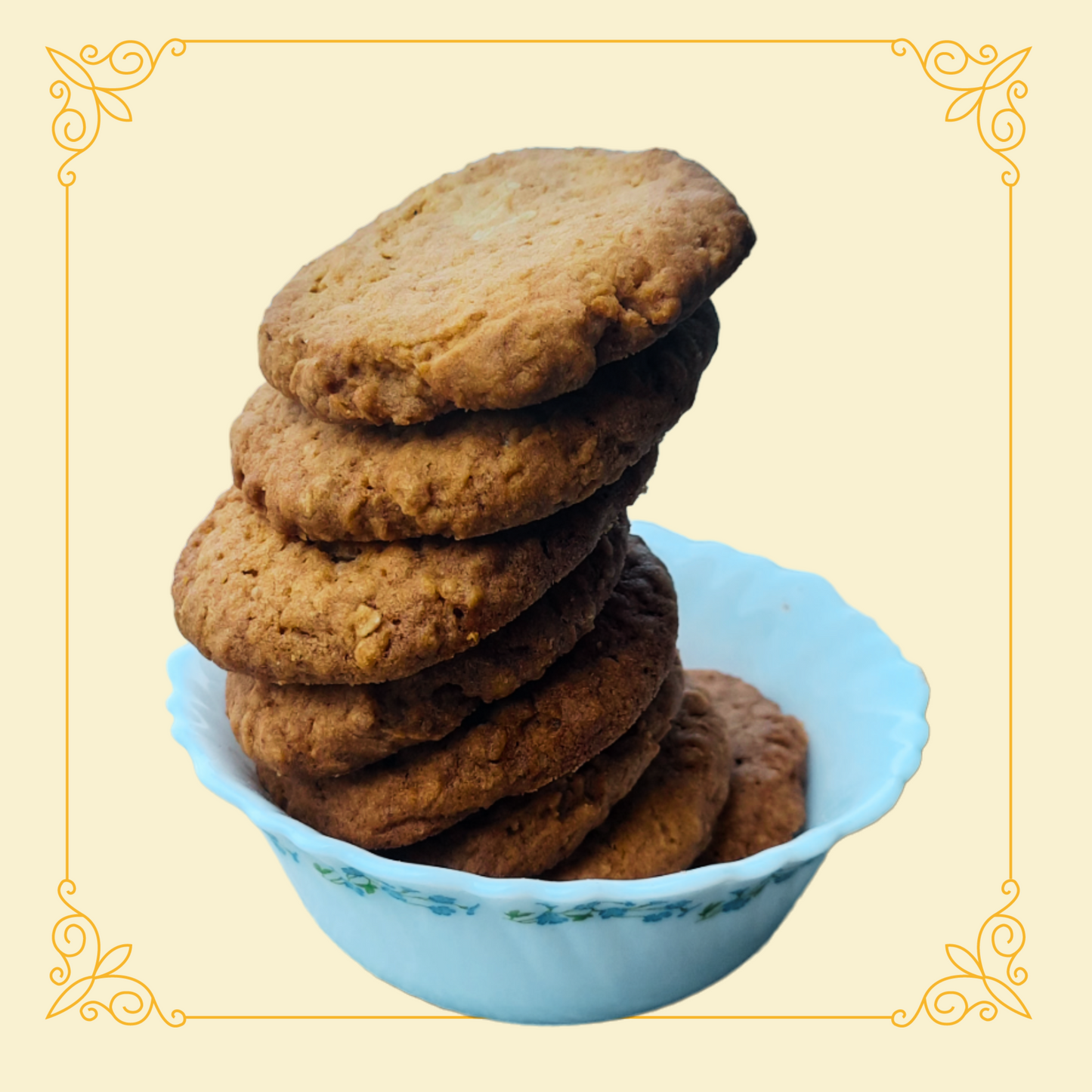 Honey oats cookies