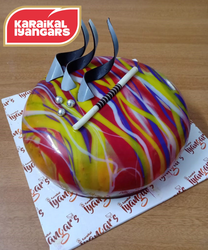 Fresh cream birthday rainbow cake / Rainbow Fresh cream Cake
