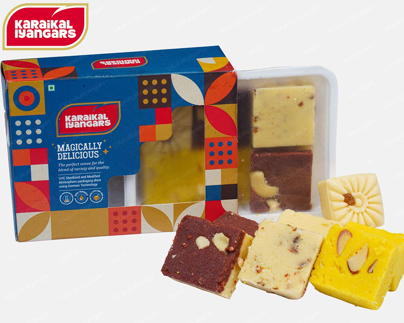 Assorted milk sweets