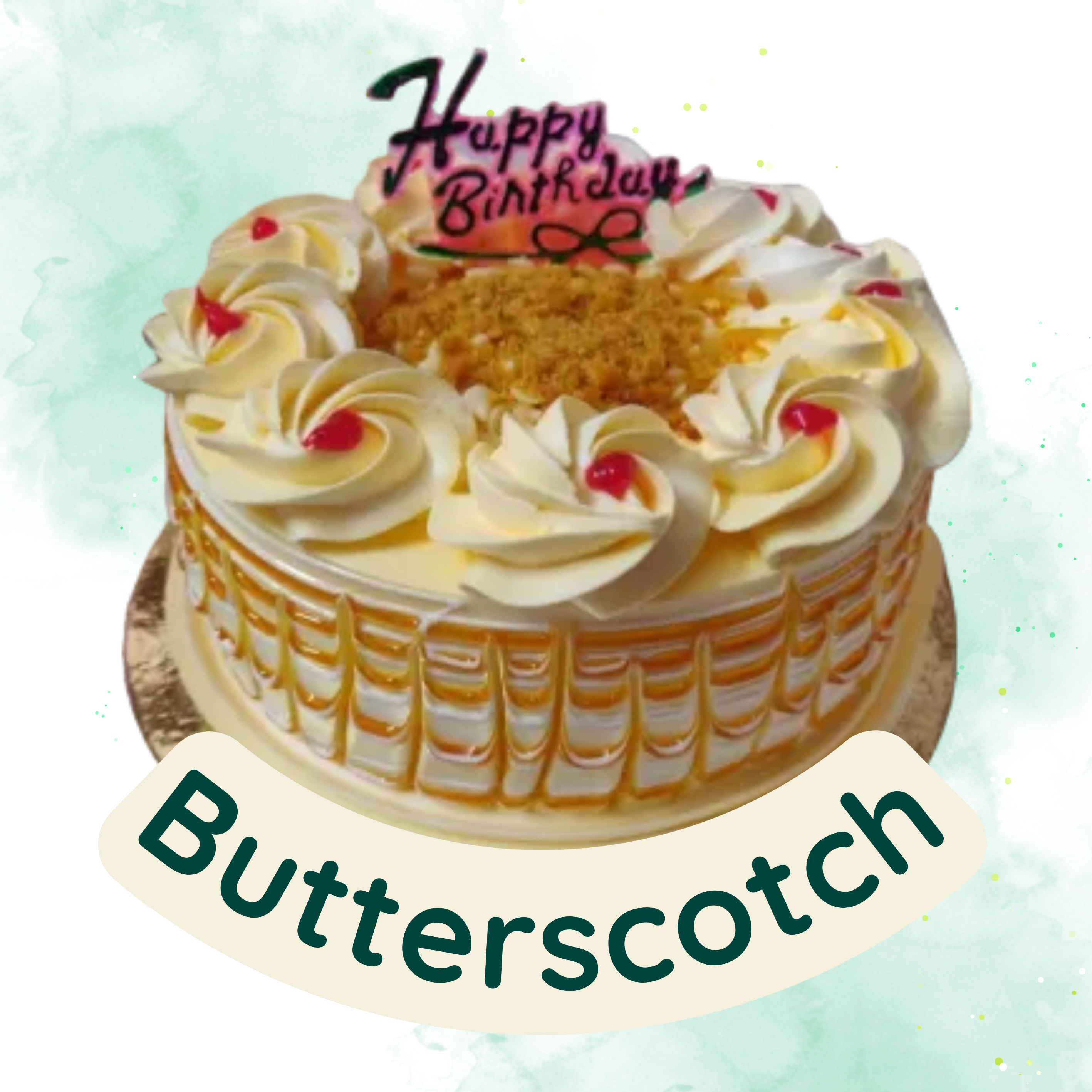 Sinful Butterscotch Cake Delivery In Delhi NCR