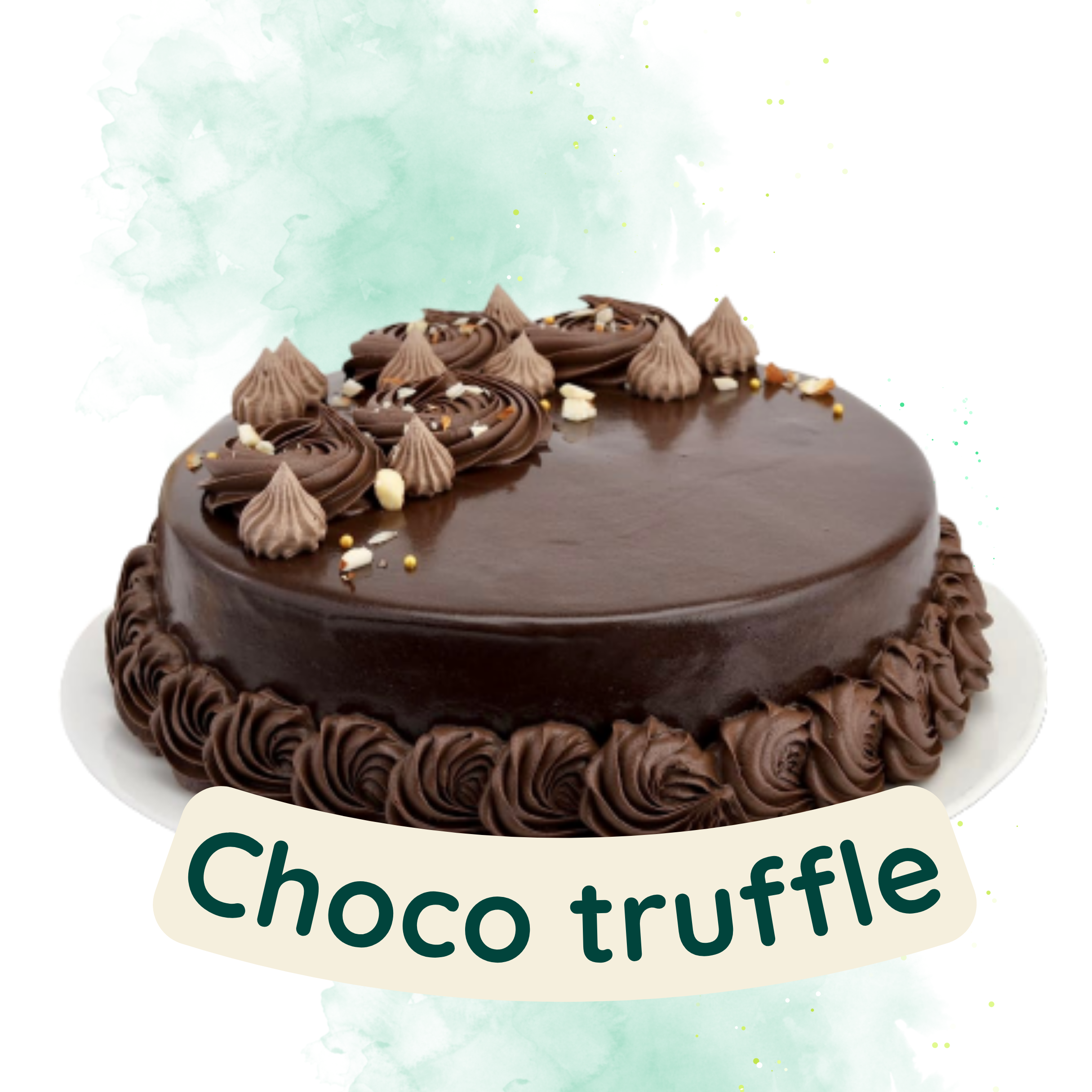 Eggless Chocolate Truffle Cake | bakewithlove