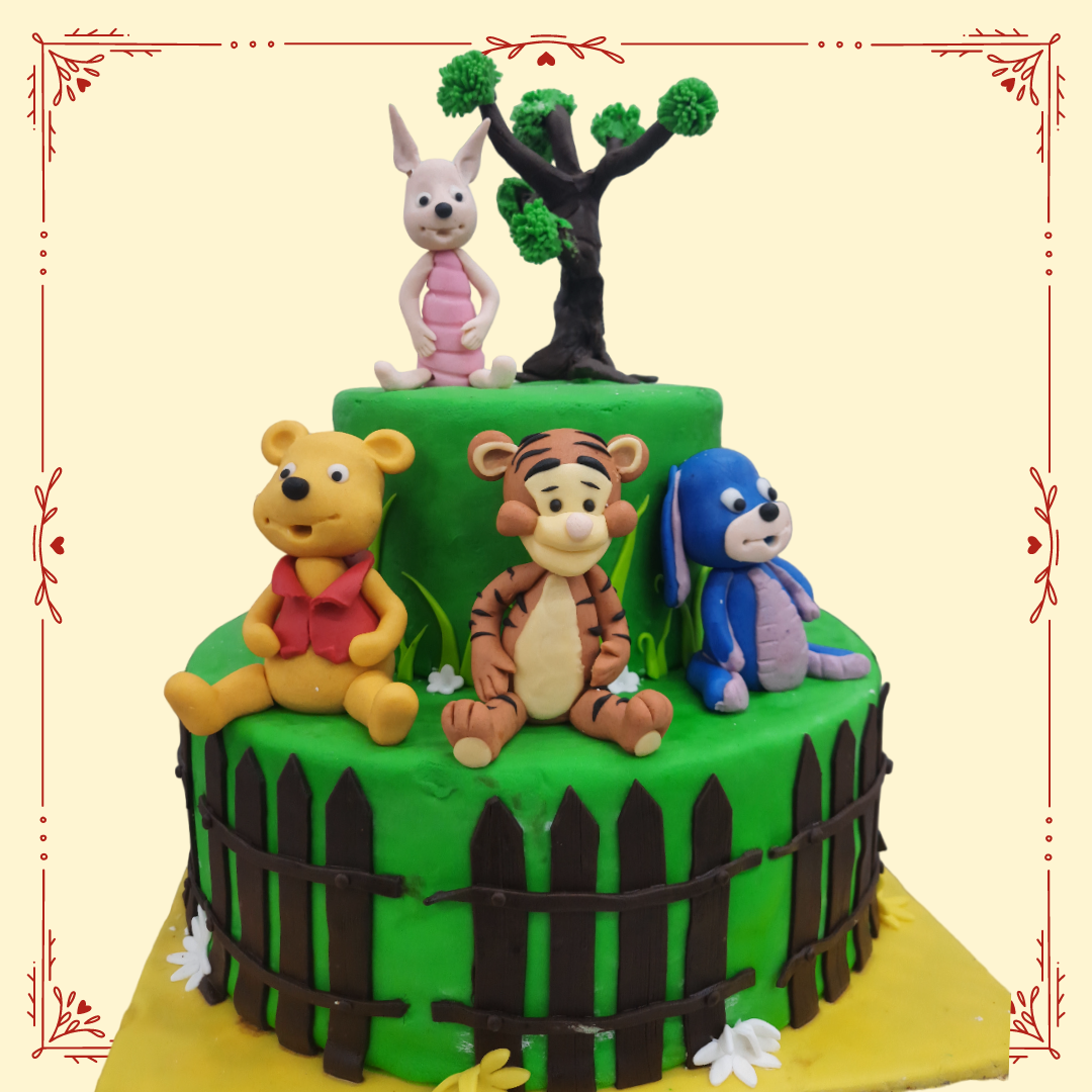 Forest themed cake
