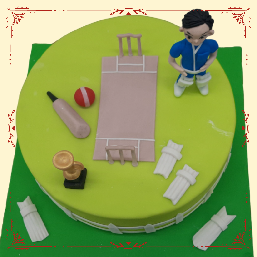 Cricket Field Cake | Customised cake | Birthday Cake | Sports Cake